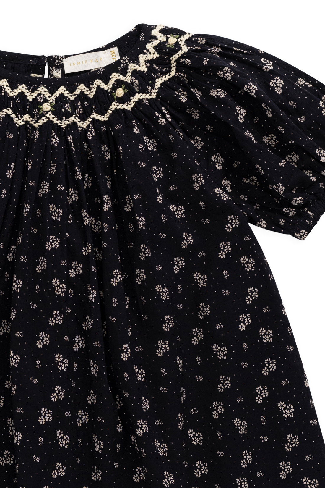 Organic Cotton Dominique Dress - Maisie Navy Childrens Dress from Jamie Kay Australia