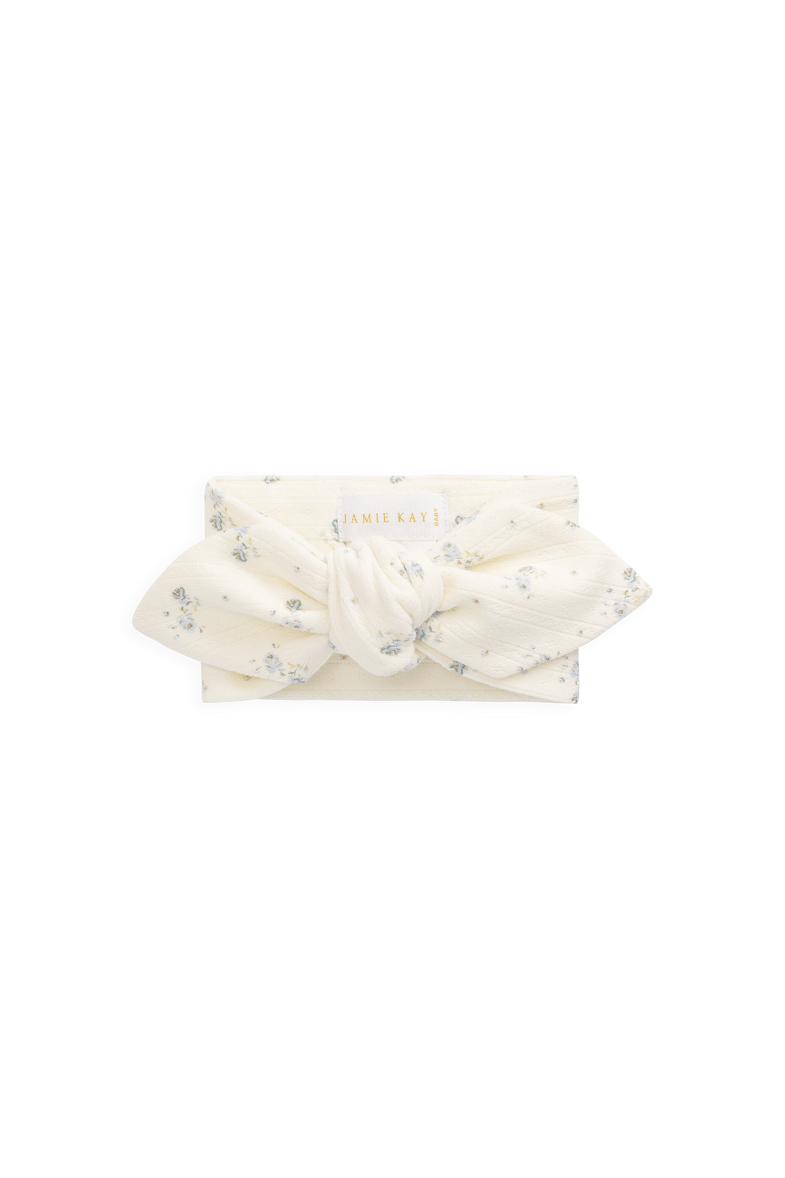 Organic Cotton Pointelle Headband - Molly Blue Childrens Headband from Jamie Kay Australia