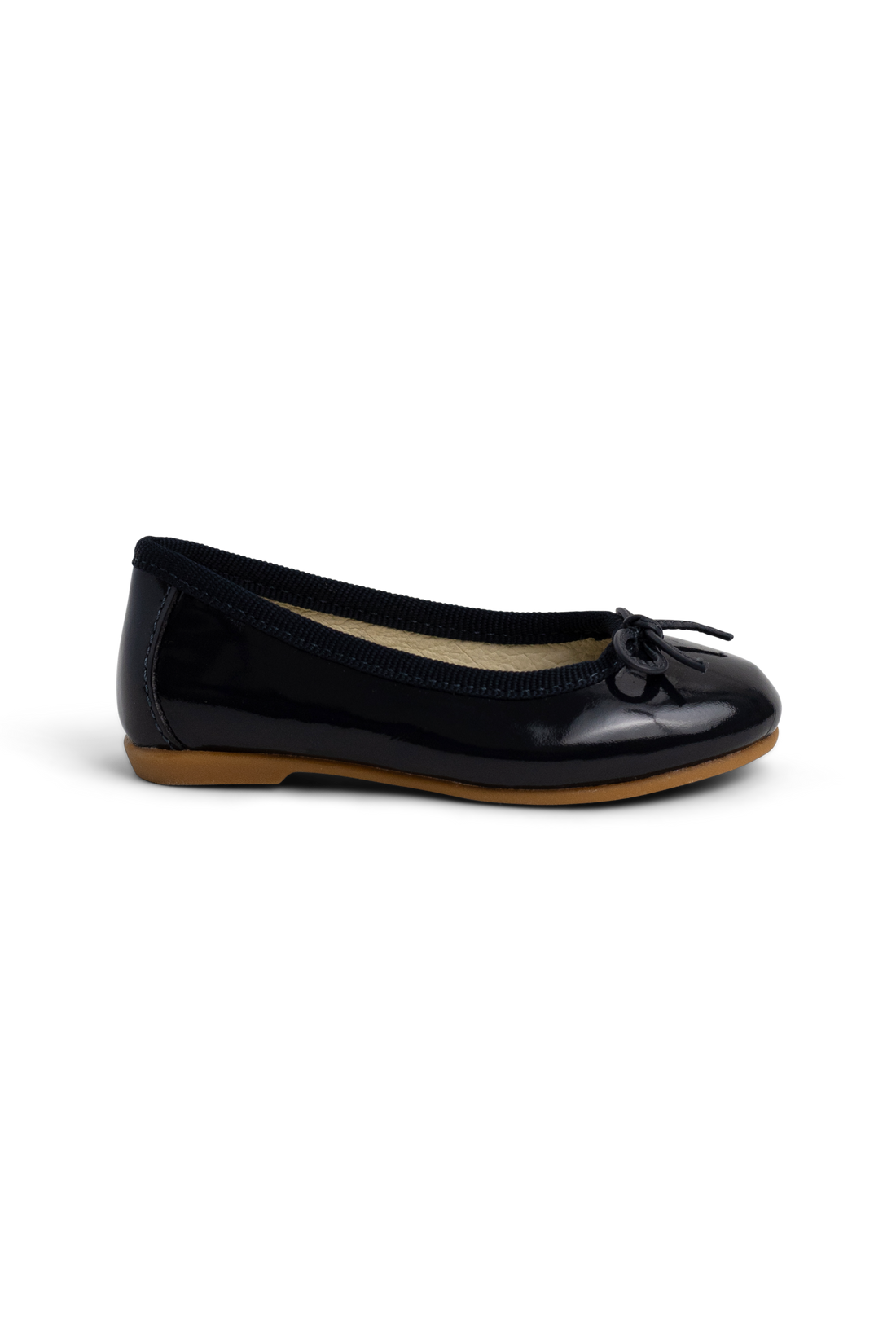Zuri Ballet Flat - Patent Navy Childrens Footwear from Jamie Kay Australia