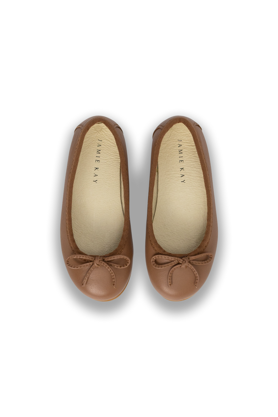 Zuri Ballet Flat - Tan Childrens Footwear from Jamie Kay Australia