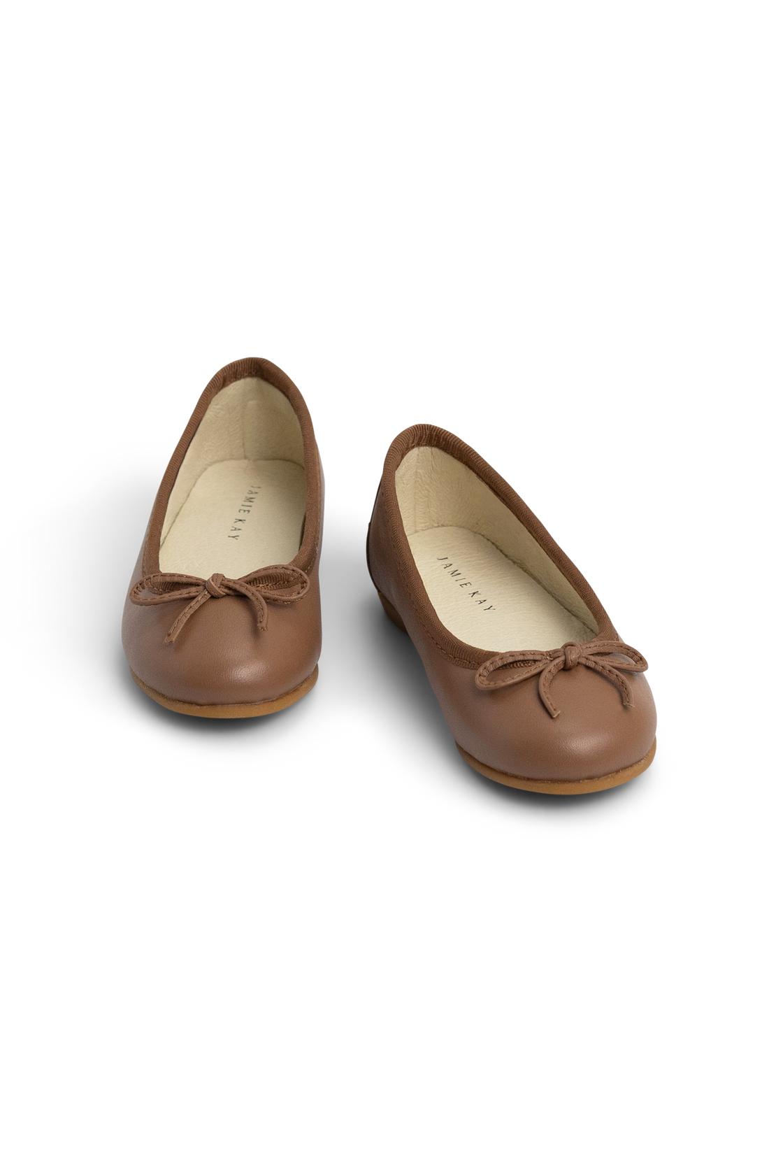 Zuri Ballet Flat - Tan Childrens Footwear from Jamie Kay Australia