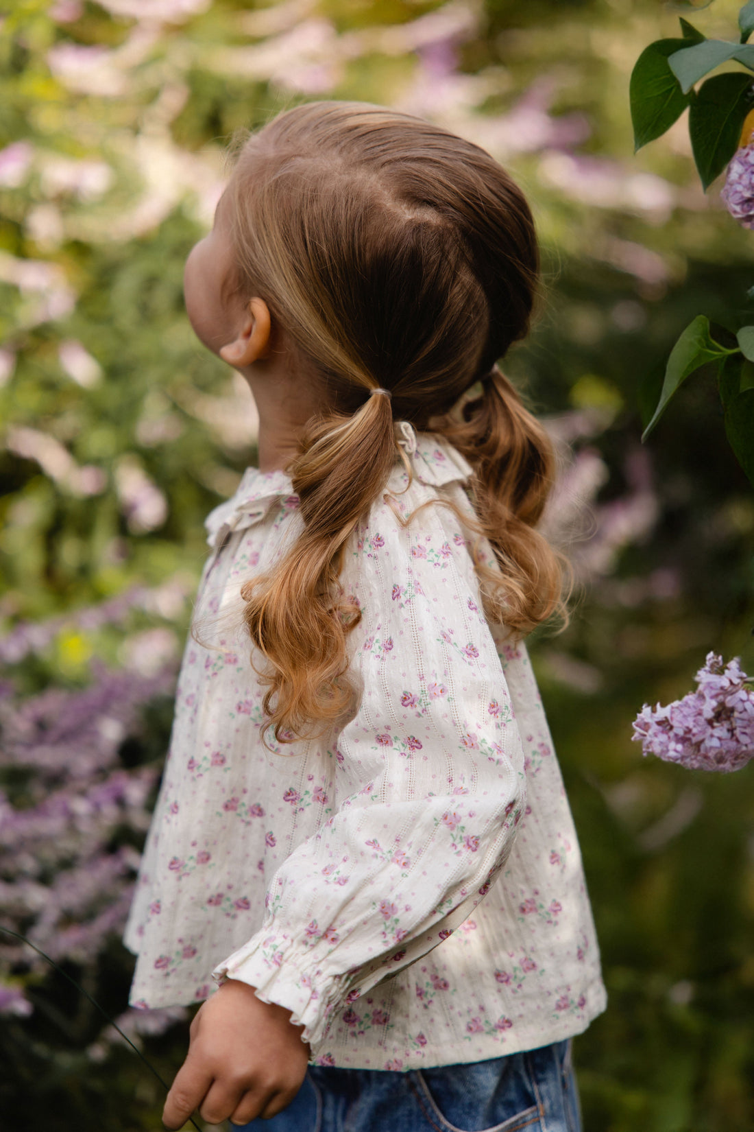 Organic Cotton Beatrice Top - Molly Lilac Childrens Top from Jamie Kay Australia