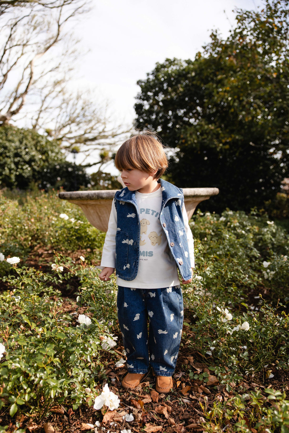Sutton Denim Vest - Finnegan Denim Childrens Vest from Jamie Kay Australia