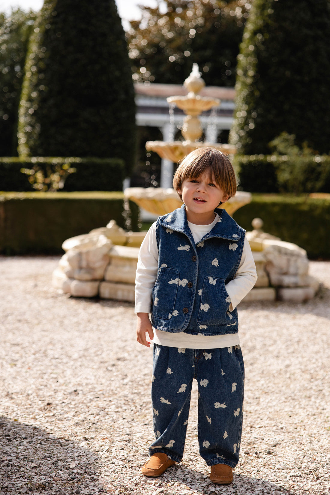 Sutton Denim Vest - Finnegan Denim Childrens Vest from Jamie Kay Australia