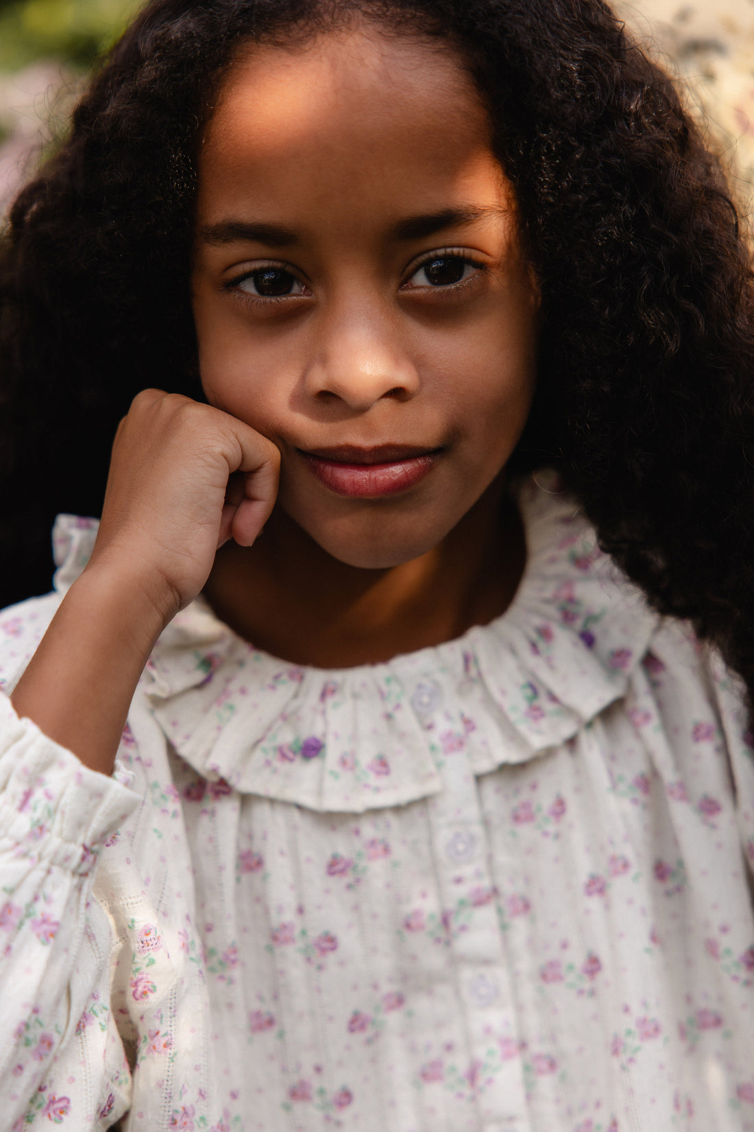Organic Cotton Beatrice Top - Molly Lilac Childrens Top from Jamie Kay Australia