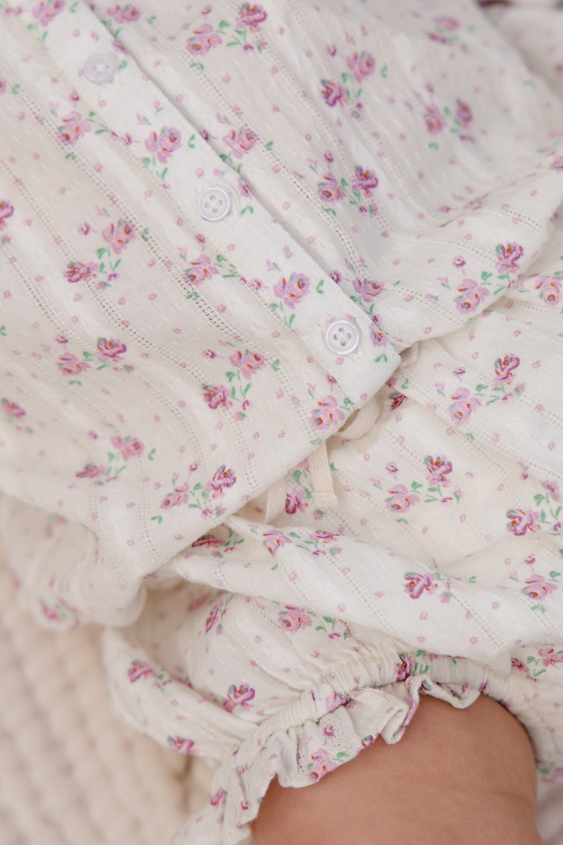 Organic Cotton Frill Bloomer - Molly Lilac Childrens Bloomer from Jamie Kay Australia