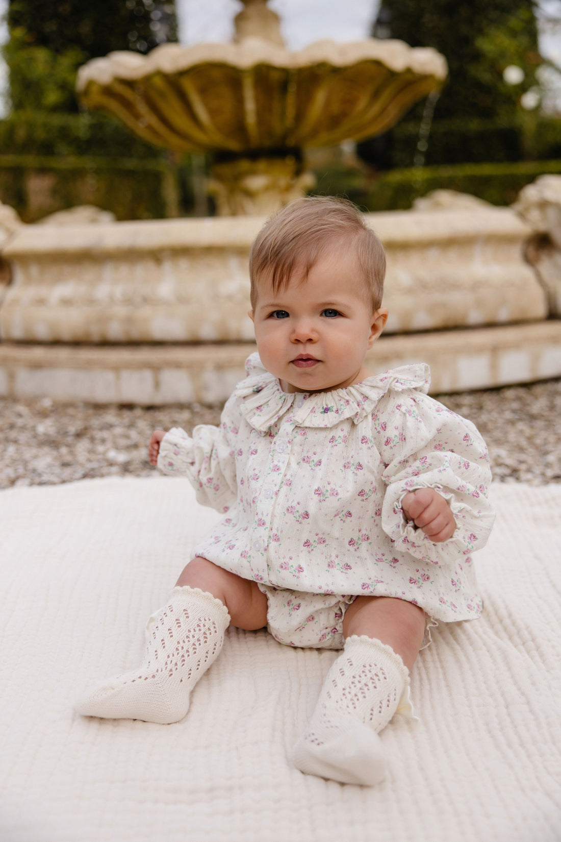 Organic Cotton Frill Bloomer - Molly Lilac Childrens Bloomer from Jamie Kay Australia