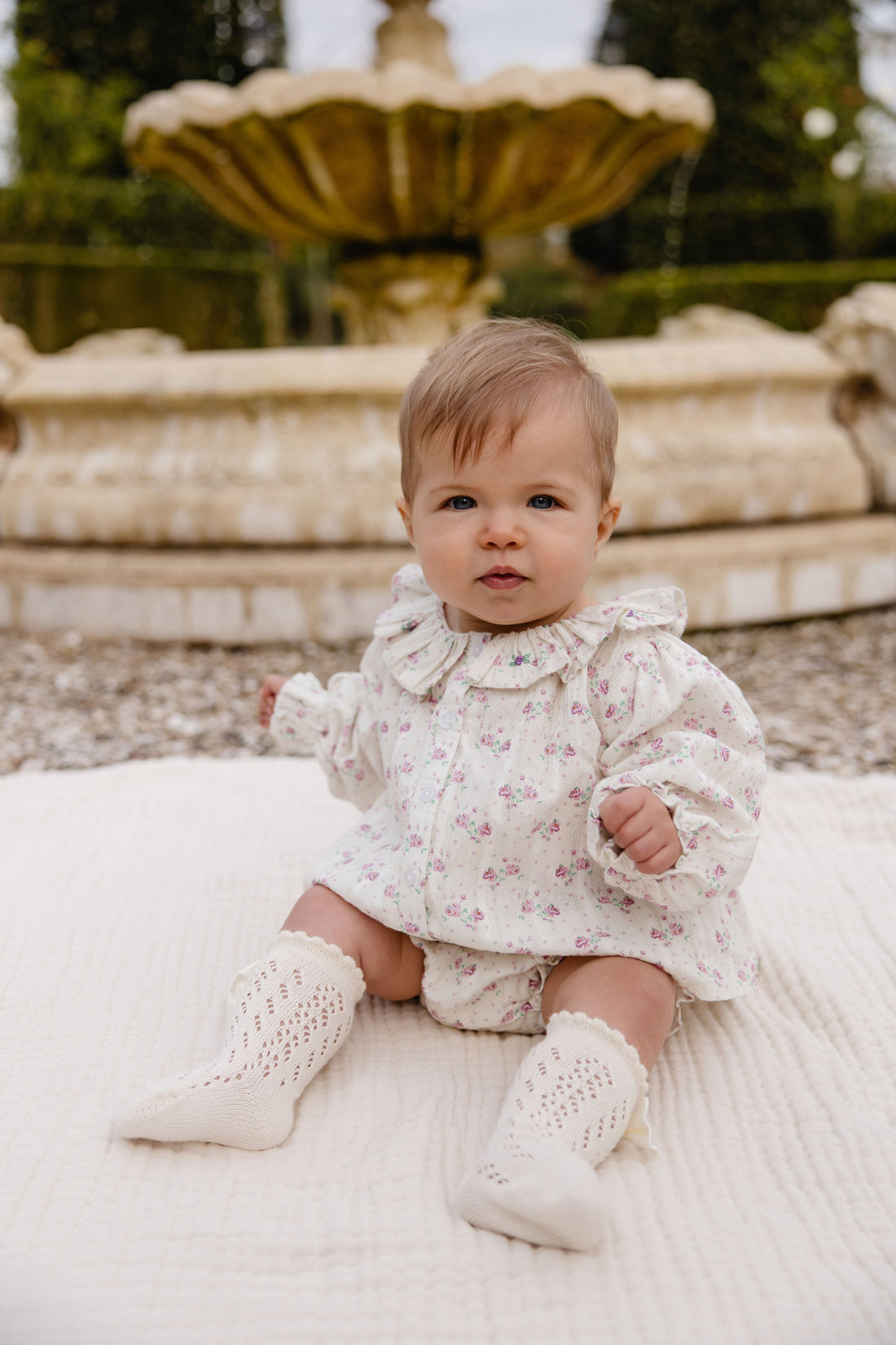 Organic Cotton Beatrice Top - Molly Lilac Childrens Top from Jamie Kay Australia