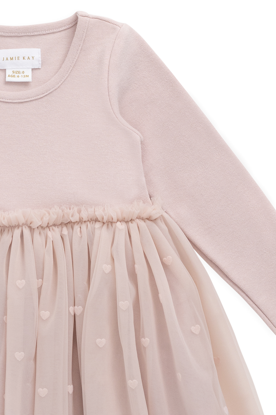 Anna Tulle Dress - Petite Heart Rosie Childrens Dress from Jamie Kay Australia