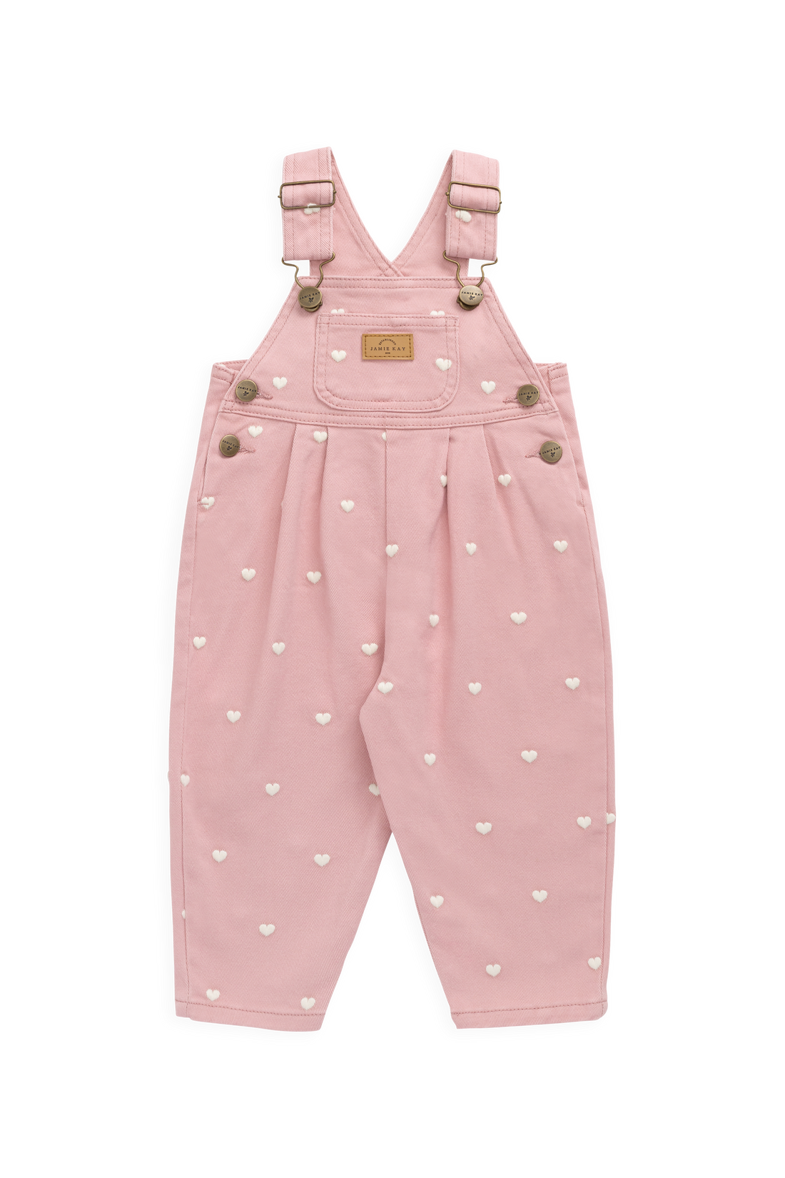 Blair Overall - Petite Heart Rose Childrens Overall from Jamie Kay Australia