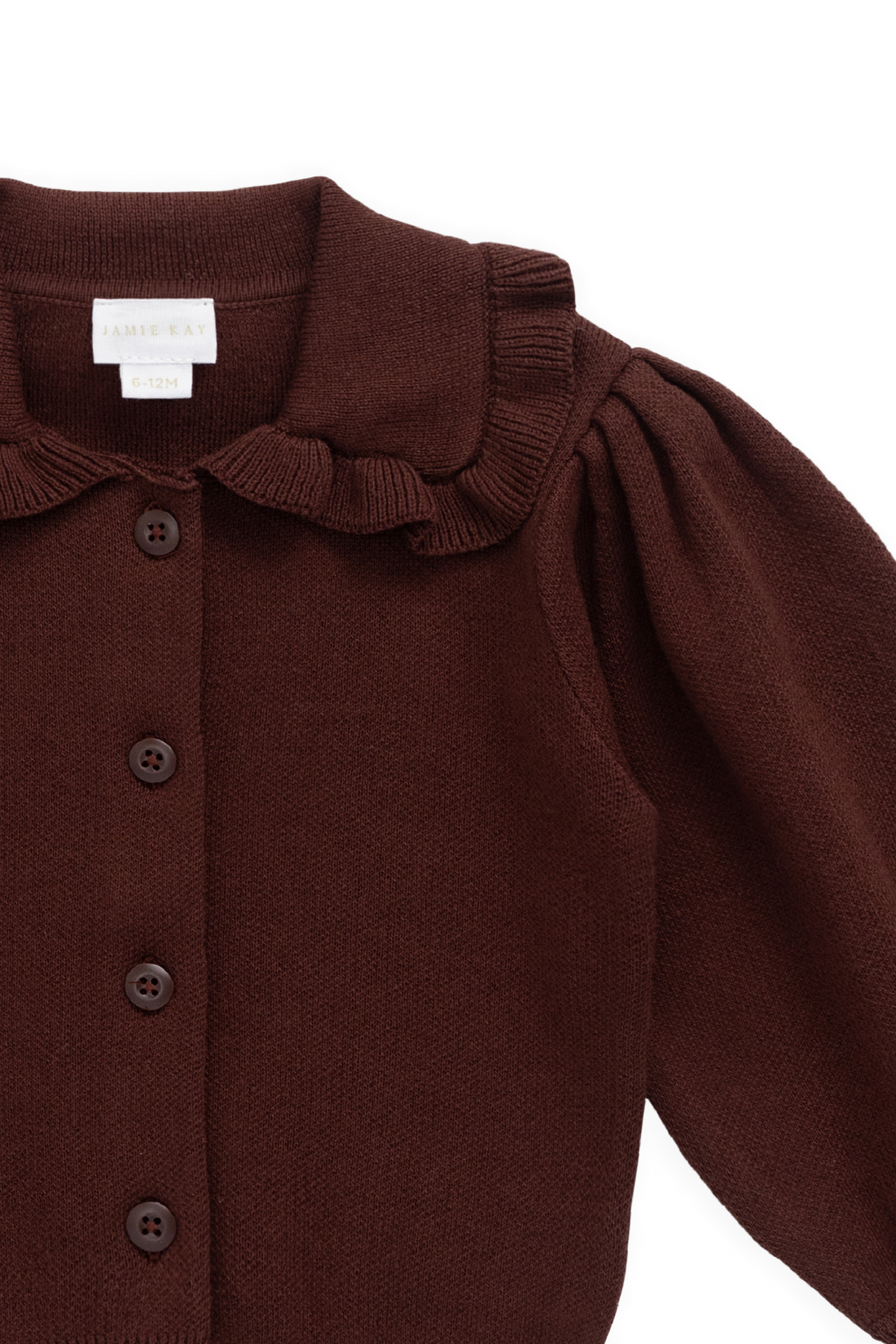 Bonnie Cardigan - Chocolate Chip Childrens Cardigan from Jamie Kay Australia