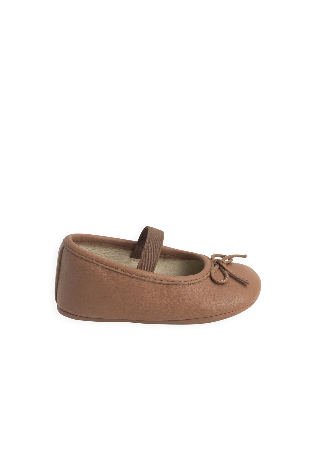 Bowie Baby Ballerinas - Camel Childrens Footwear from Jamie Kay Australia