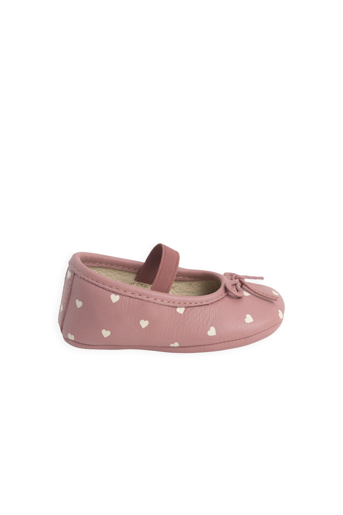 Bowie Baby Ballerinas - Petite Heart Rose Childrens Footwear from Jamie Kay Australia