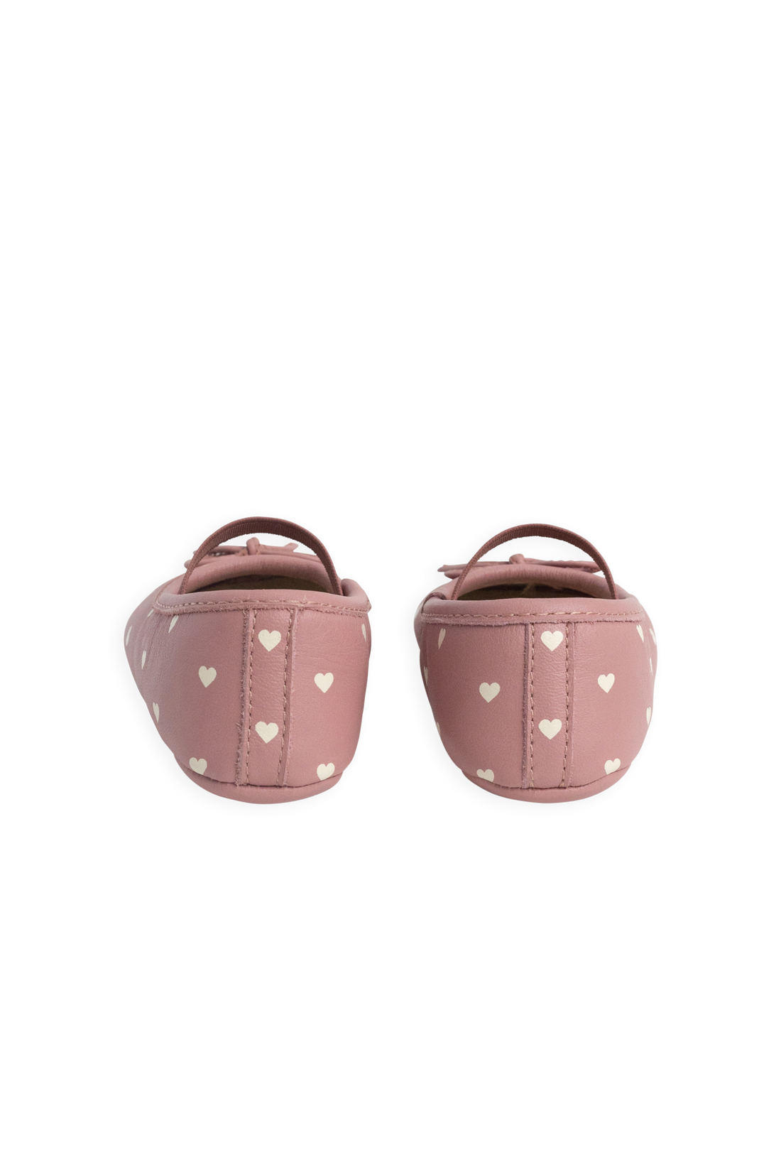 Bowie Baby Ballerinas - Petite Heart Rose Childrens Footwear from Jamie Kay Australia