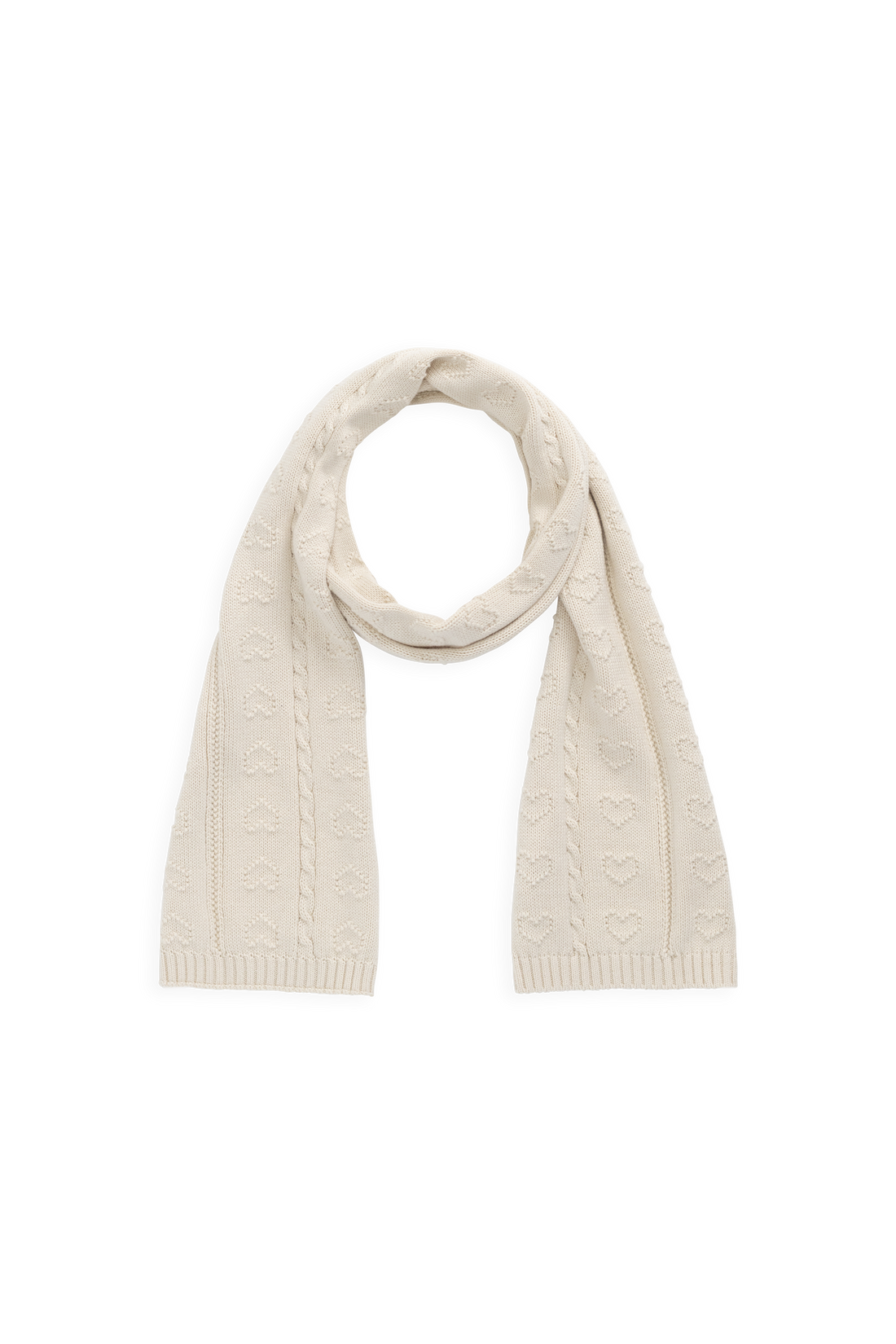 Lindsay Scarf - Vanilla Childrens Scarf from Jamie Kay Australia