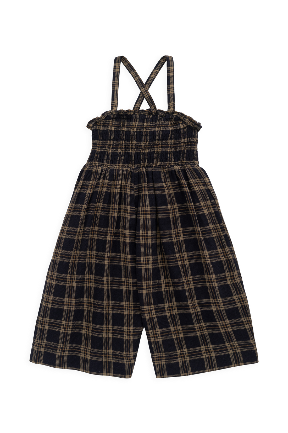 Organic Cotton Arabella Jumpsuit - Woodland Check Childrens Jumpsuit from Jamie Kay Australia