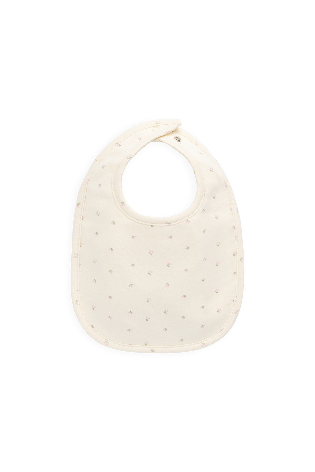 Organic Cotton Bib - Ditsy Cherries Childrens Bib from Jamie Kay Australia