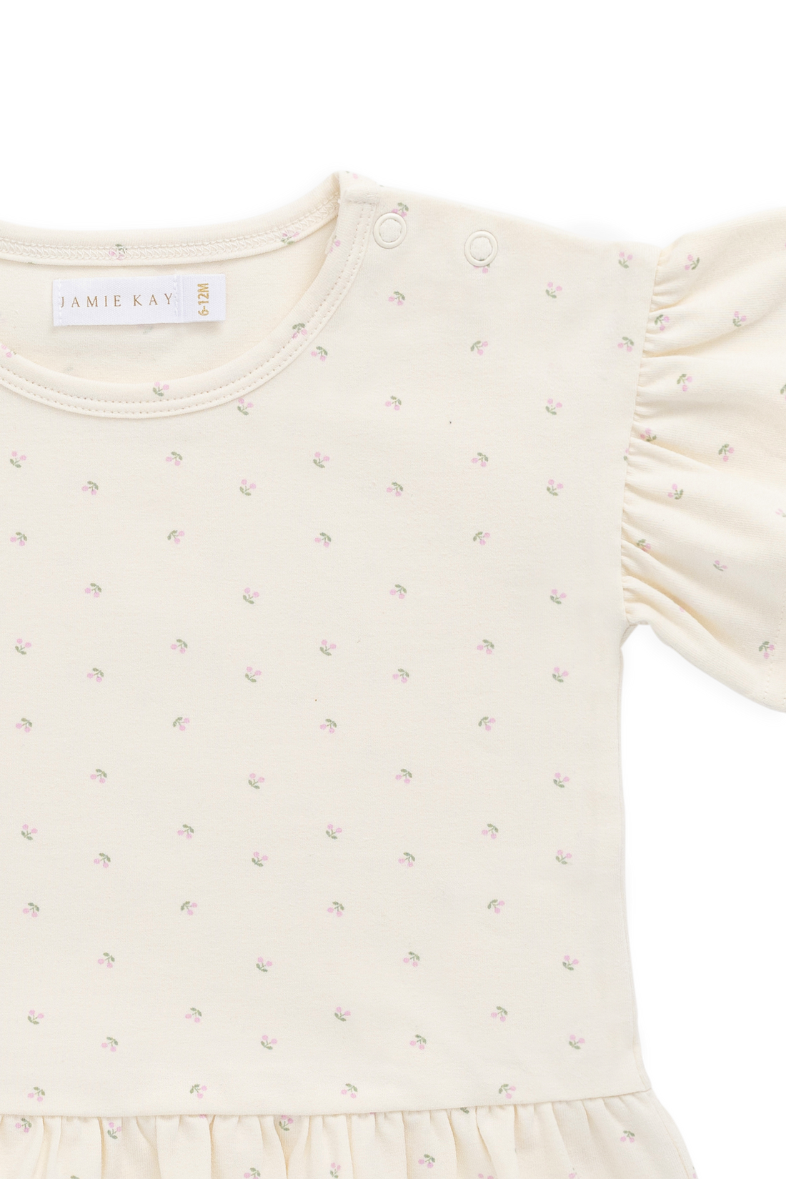 Organic Cotton Caydence Top - Ditsy Cherries Childrens Top from Jamie Kay Australia