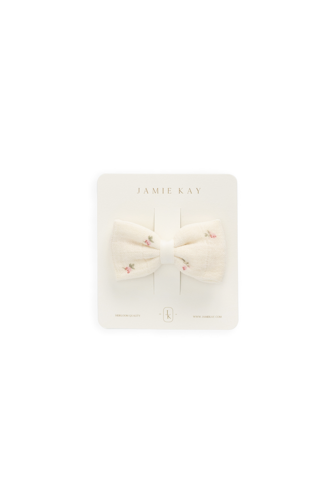 Organic Cotton Desiree Bow - Willow Rose Childrens Bow from Jamie Kay Australia