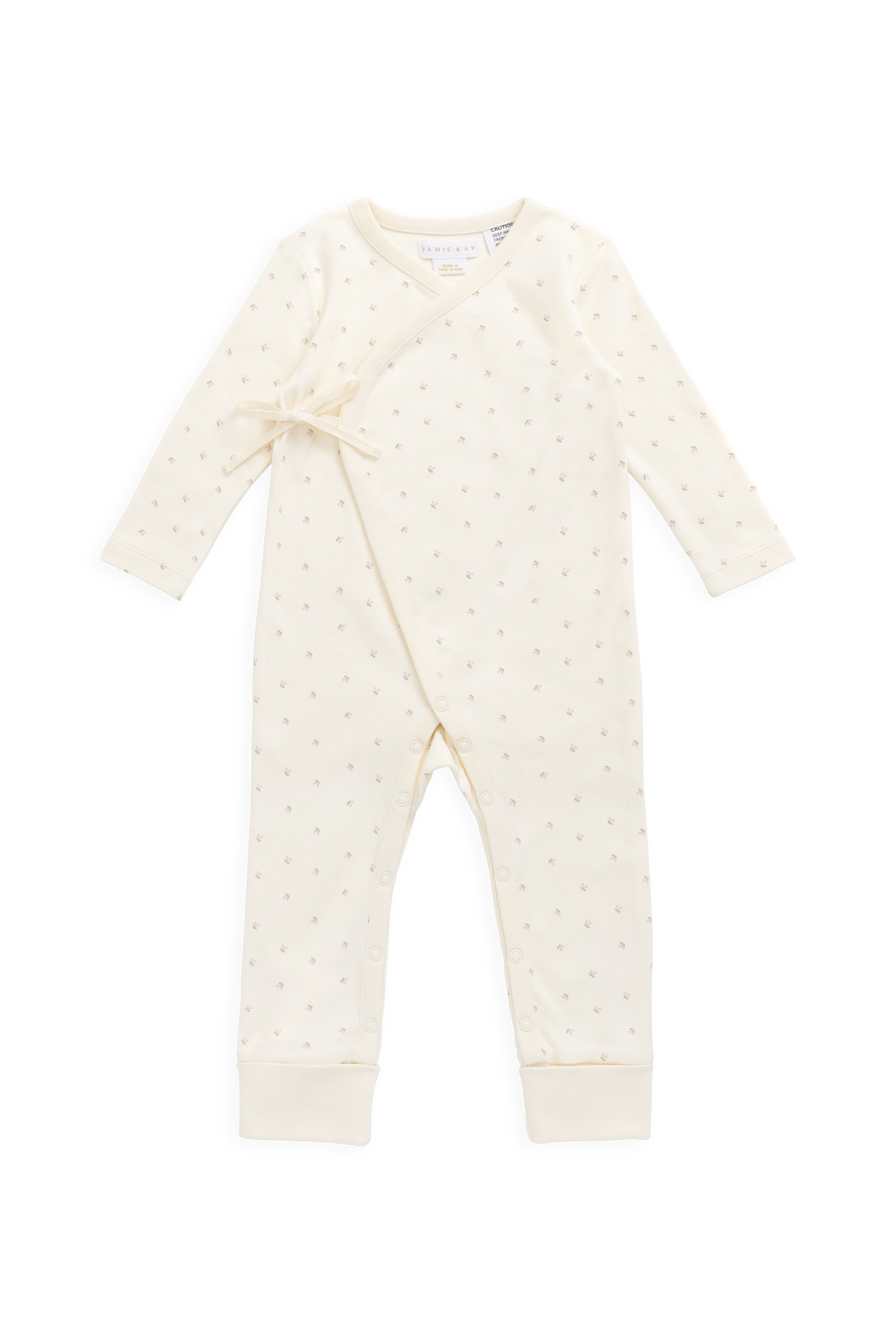 Organic Cotton Estelle Onepiece - Ditsy Cherries Childrens Onepiece from Jamie Kay Australia