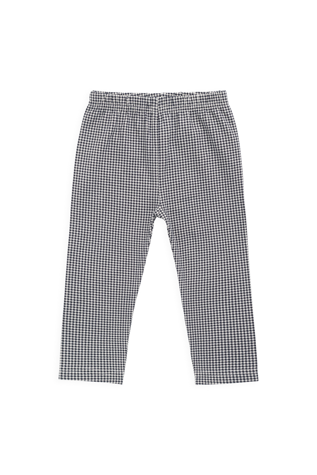 Organic Cotton Everyday Legging - Dash Gingham Navy Childrens Legging from Jamie Kay Australia