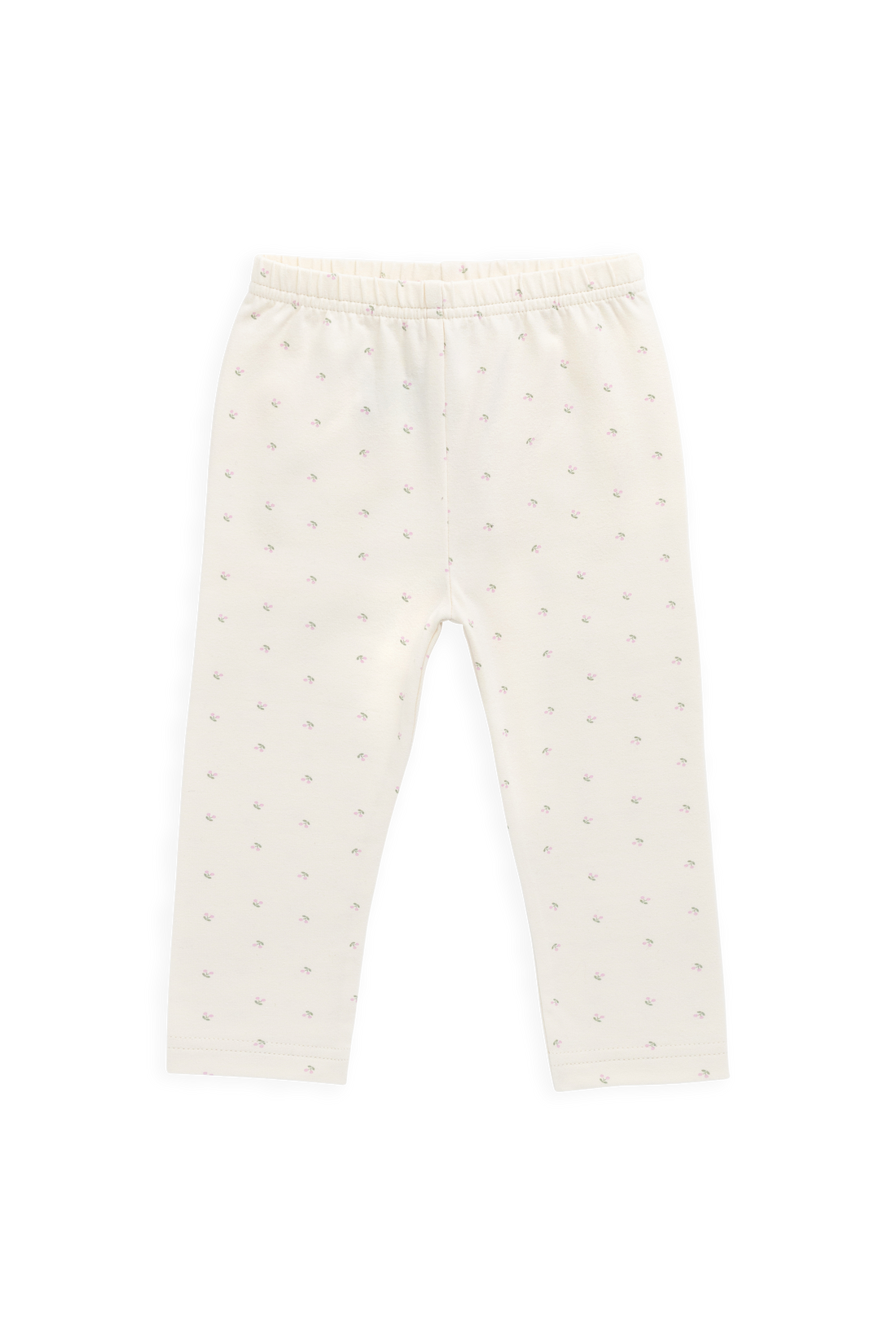 Organic Cotton Everyday Legging - Ditsy Cherries Childrens Legging from Jamie Kay Australia