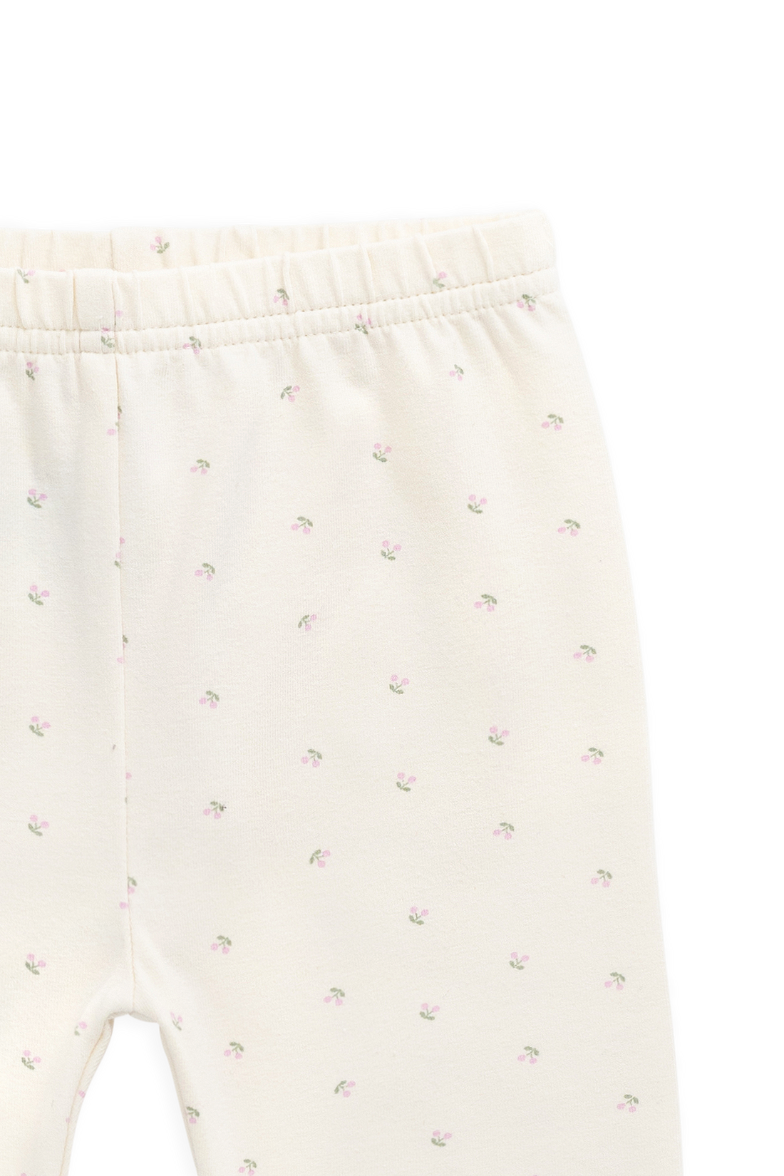 Organic Cotton Everyday Legging - Ditsy Cherries Childrens Legging from Jamie Kay Australia