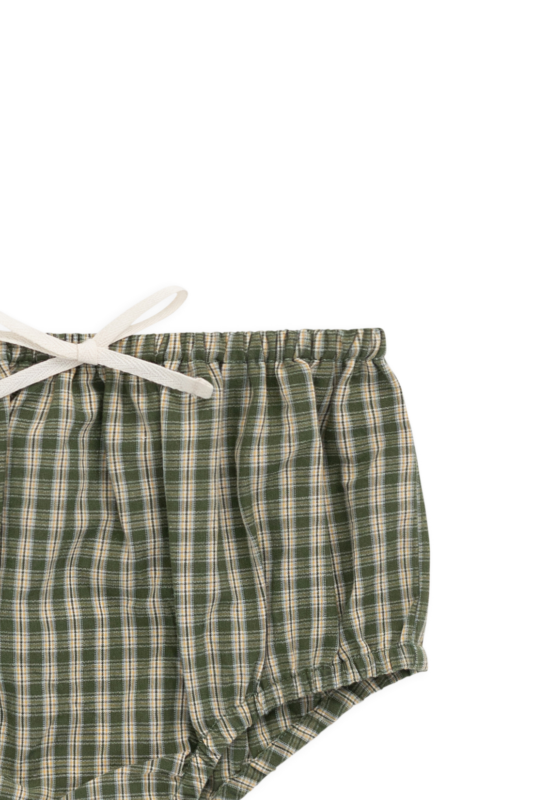 Organic Cotton Gabriel Bloomer - Ravine Check Childrens Bloomer from Jamie Kay Australia