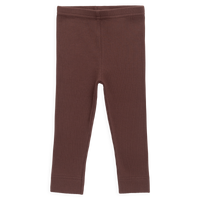 Organic Cotton Modal Legging - Burnt Cinnamon Childrens Legging from Jamie Kay Australia