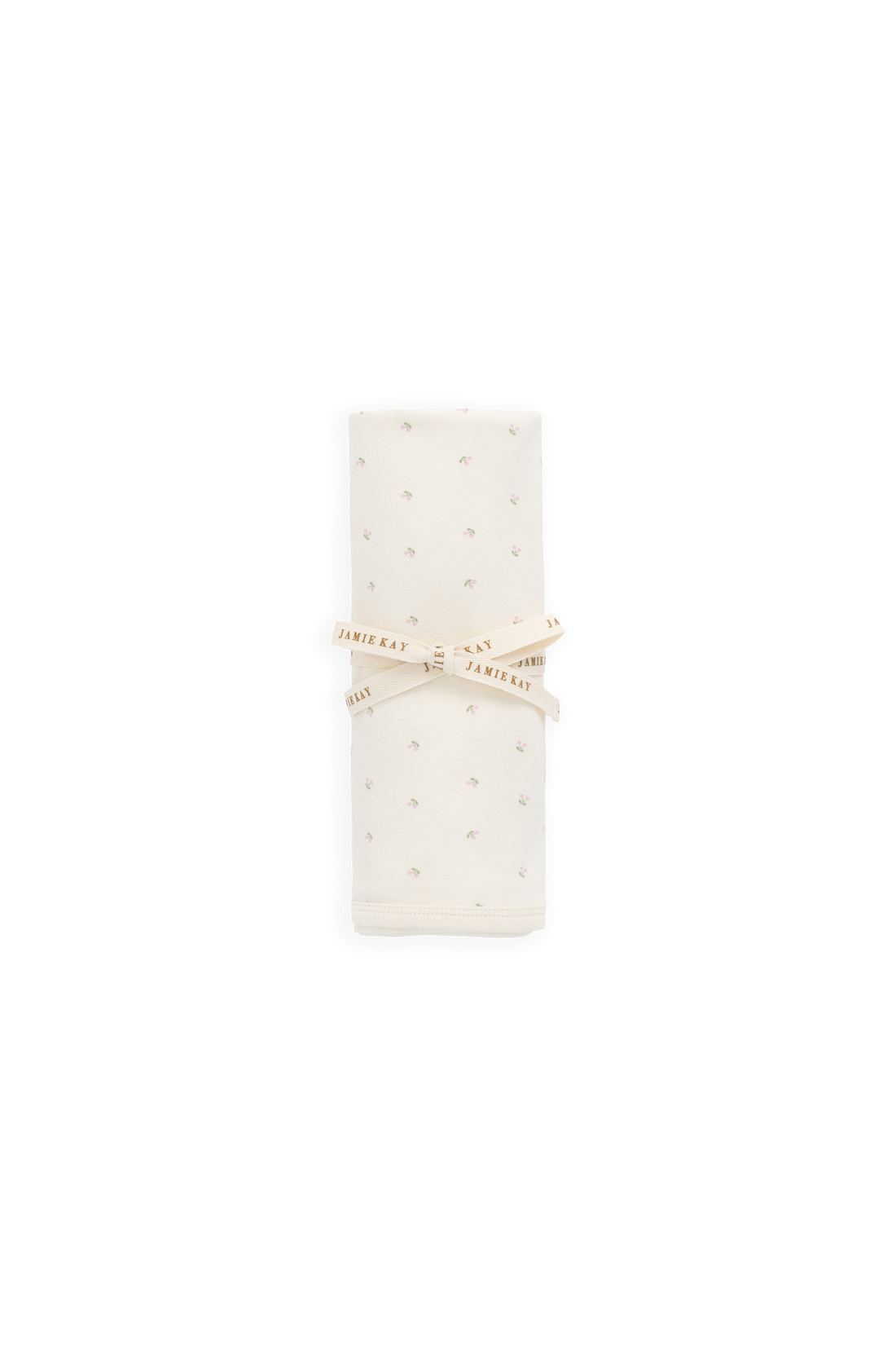 Organic Cotton Murphy Wrap - Ditsy Cherries Childrens Blanket from Jamie Kay Australia