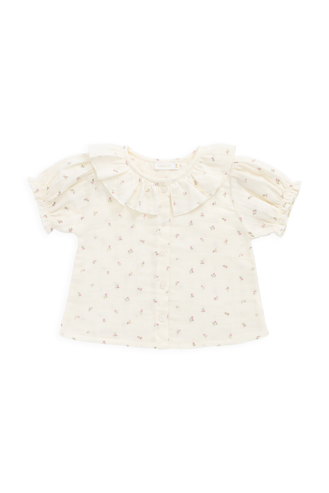 Organic Cotton Muslin Alora Top - Willow Rose Childrens Top from Jamie Kay Australia