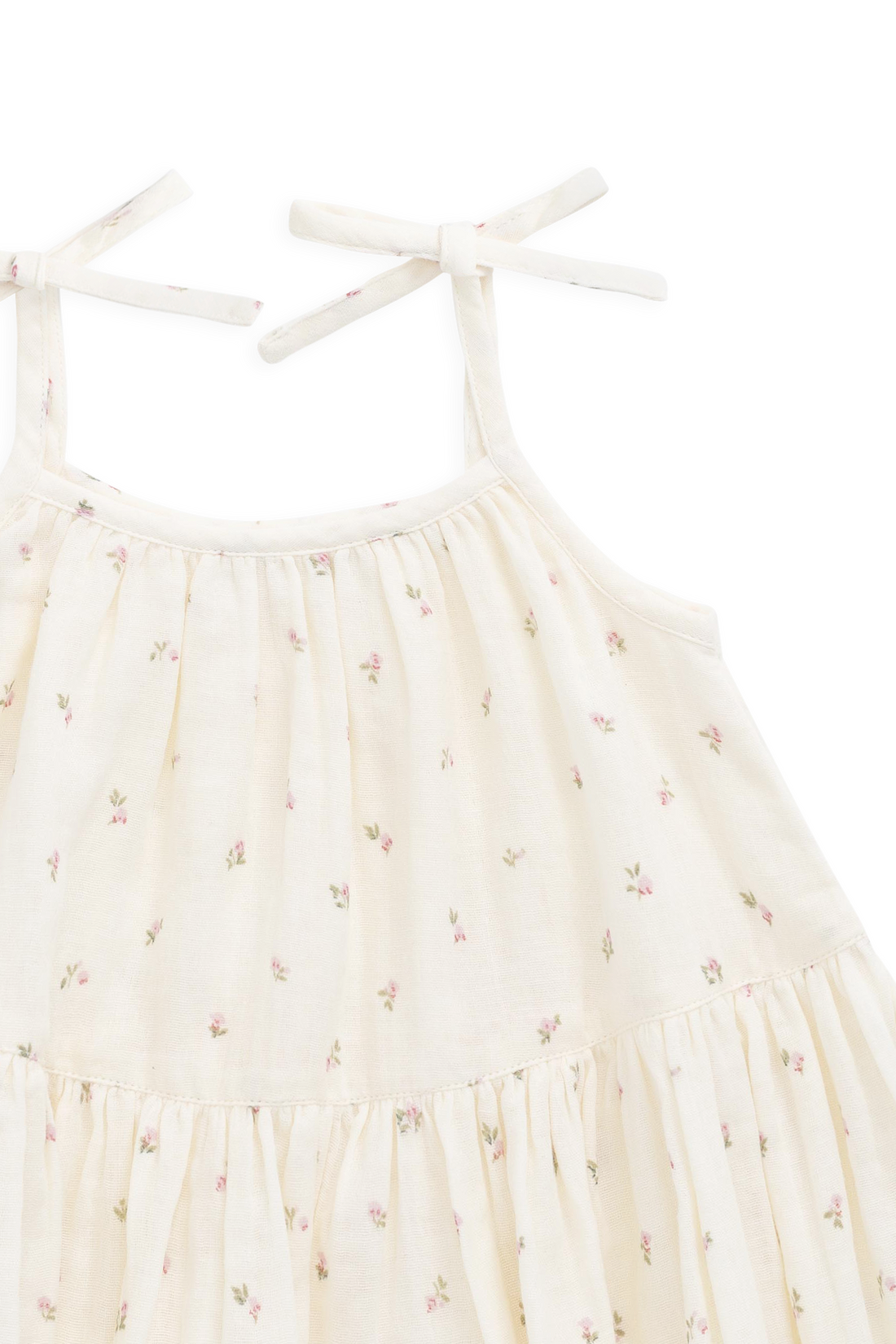 Organic Cotton Muslin Winnie Dress - Willow Rose Childrens Dress from Jamie Kay Australia