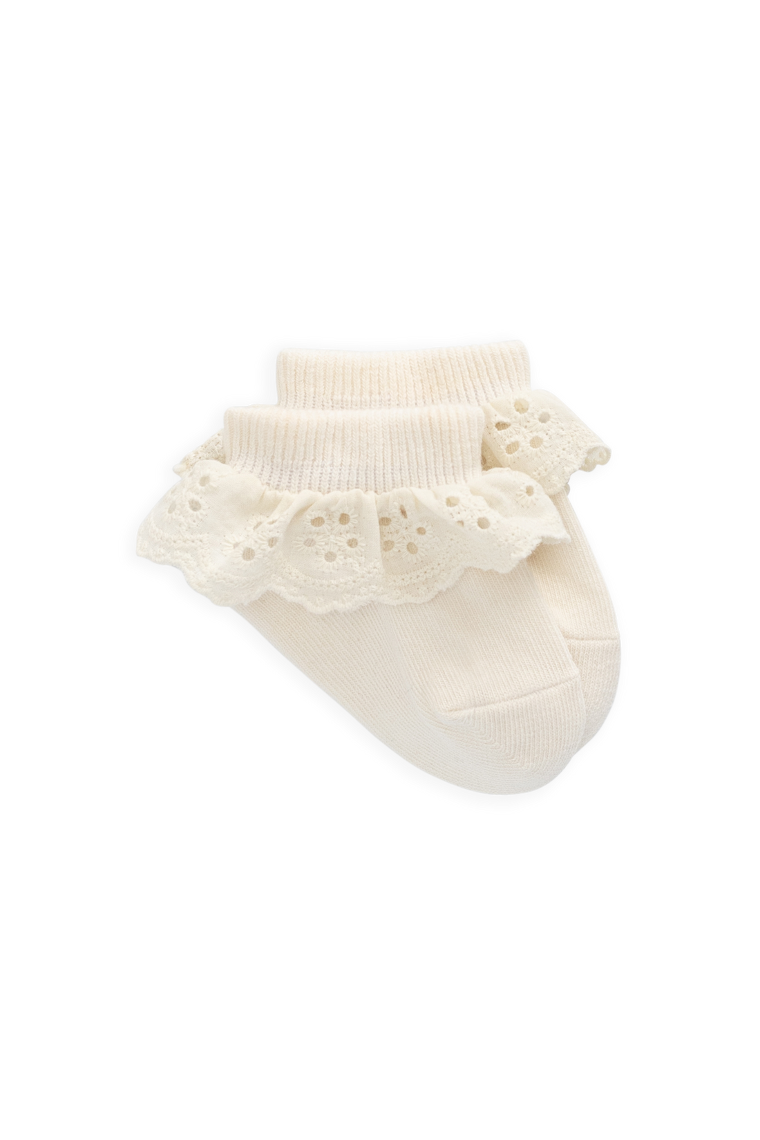 Paloma Sock - Vanilla Childrens Socks from Jamie Kay Australia