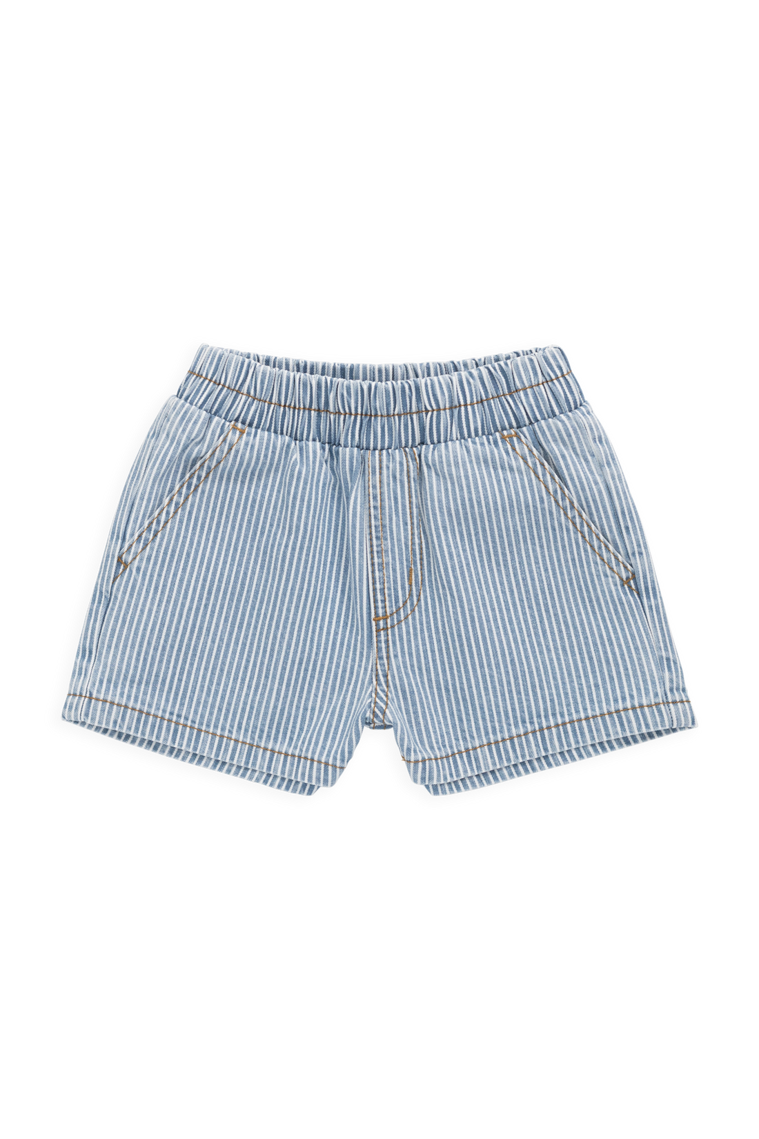 Reid Denim Short - Holiday Stripe Childrens Shorts from Jamie Kay Australia