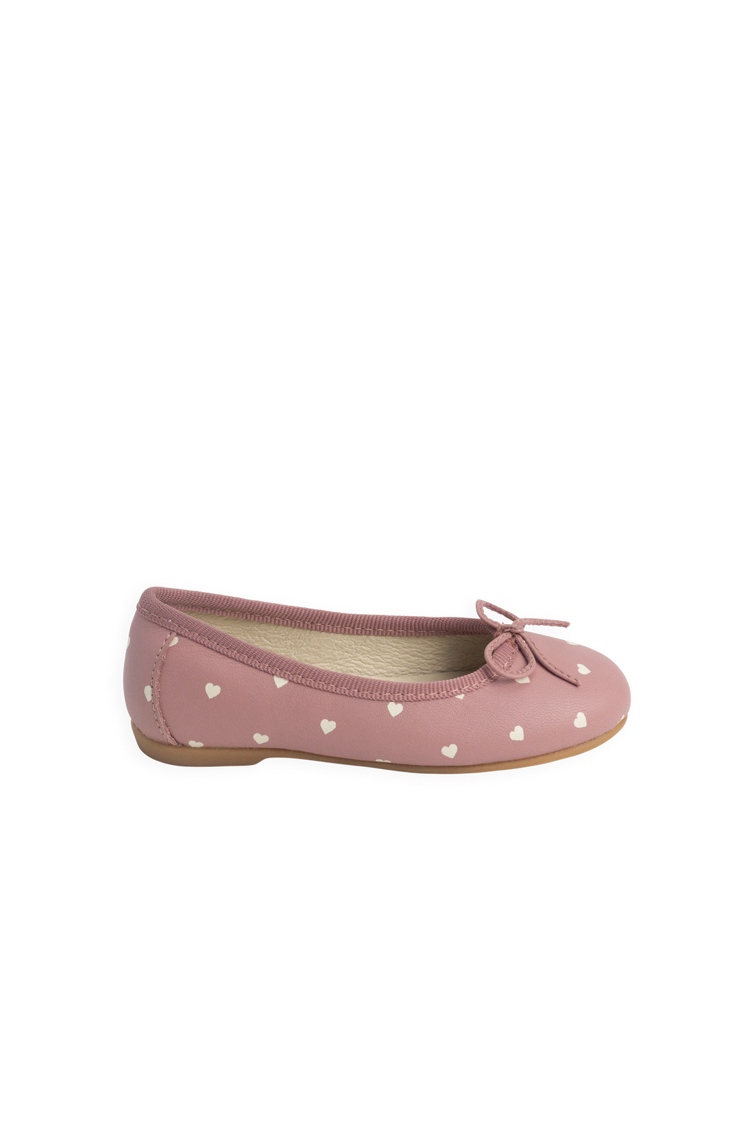 Zuri Ballet Flat - Petite Heart Rose Childrens Footwear from Jamie Kay Australia