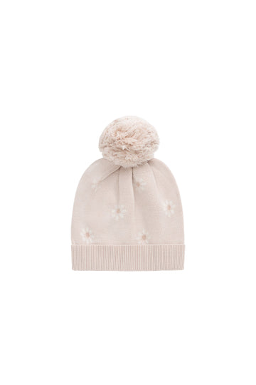 Aubrey Hat - Marguerite Jacquard Childrens Hat from Jamie Kay Australia