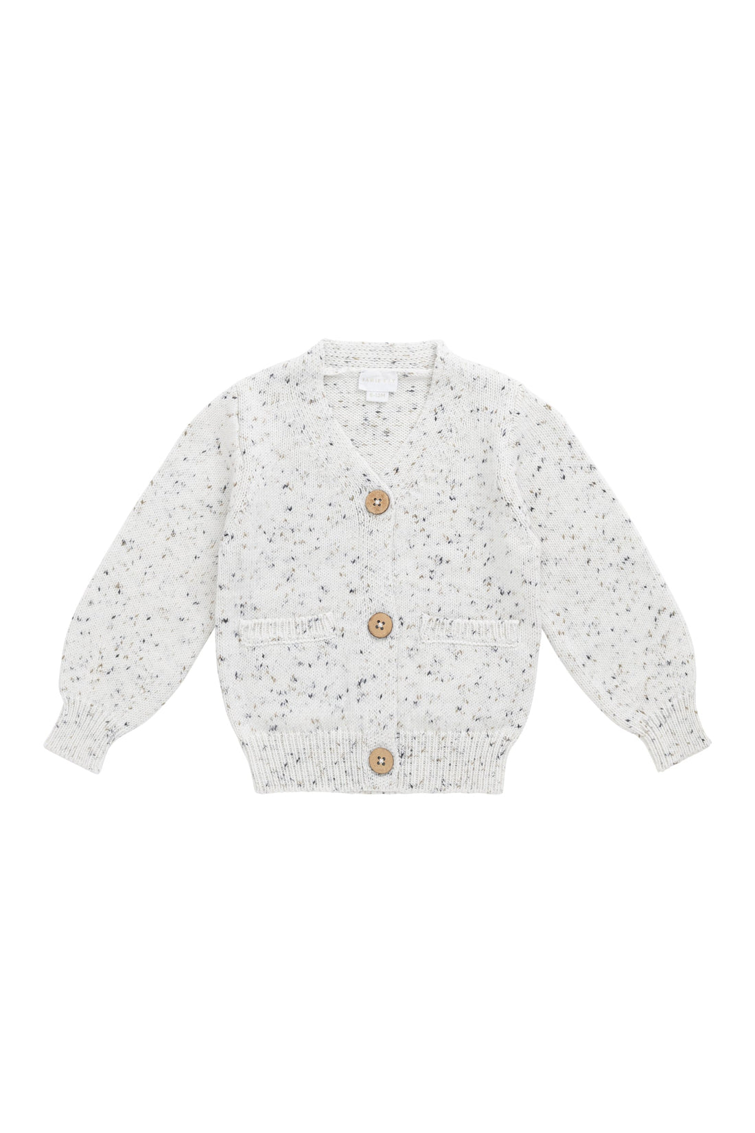 Freddie Cardigan - Oatmeal Atlantic Fleck Childrens Cardigan from Jamie Kay Australia