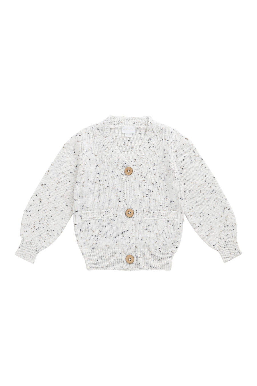 Freddie Cardigan - Oatmeal Atlantic Fleck Childrens Cardigan from Jamie Kay Australia