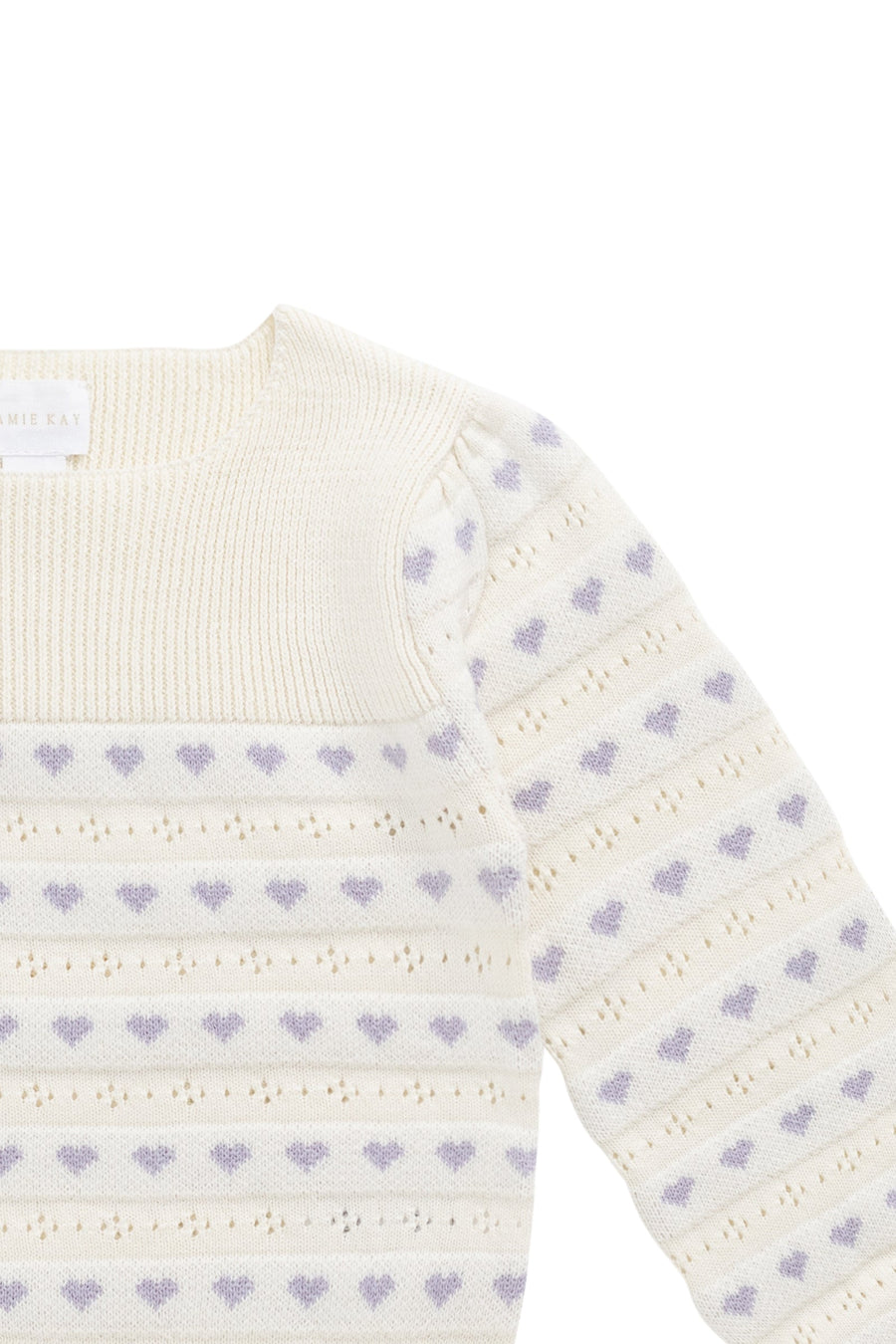 Norah Jumper - Norah Jacquard Evening Haze Childrens Cardigan from Jamie Kay Australia
