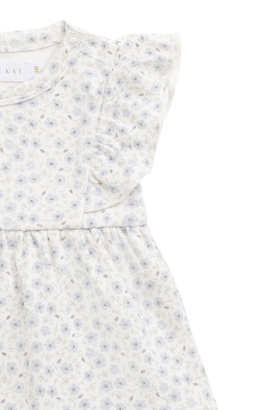 Organic Cotton Elianna Playsuit - Penelope Evening Haze Childrens Playsuit from Jamie Kay Australia