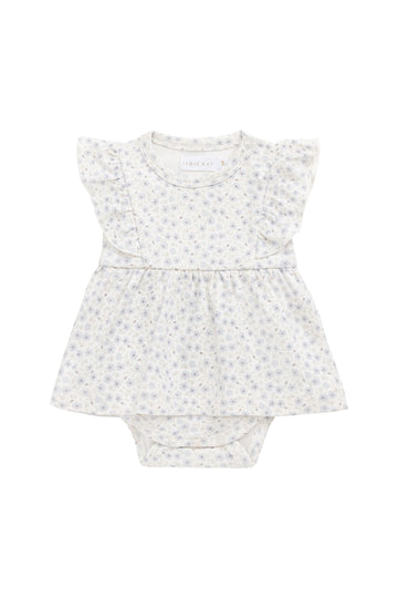 Organic Cotton Elianna Playsuit - Penelope Evening Haze Childrens Playsuit from Jamie Kay Australia