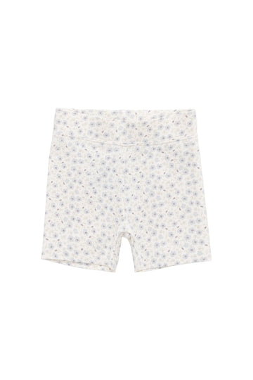Organic Cotton Everyday Bike Short - Penelope Evening Haze Childrens Short from Jamie Kay Australia