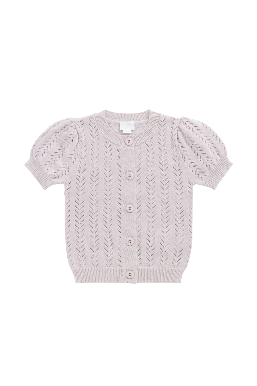 Aria Knitted Top - Pale Lilac Childrens Jumper from Jamie Kay Australia