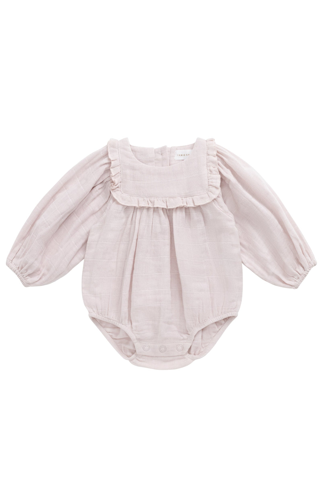 Organic Cotton Muslin Frances Playsuit - Pale Lilac Childrens Playsuit from Jamie Kay Australia