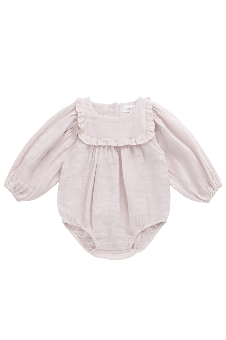 Organic Cotton Muslin Frances Playsuit - Pale Lilac Childrens Playsuit from Jamie Kay Australia