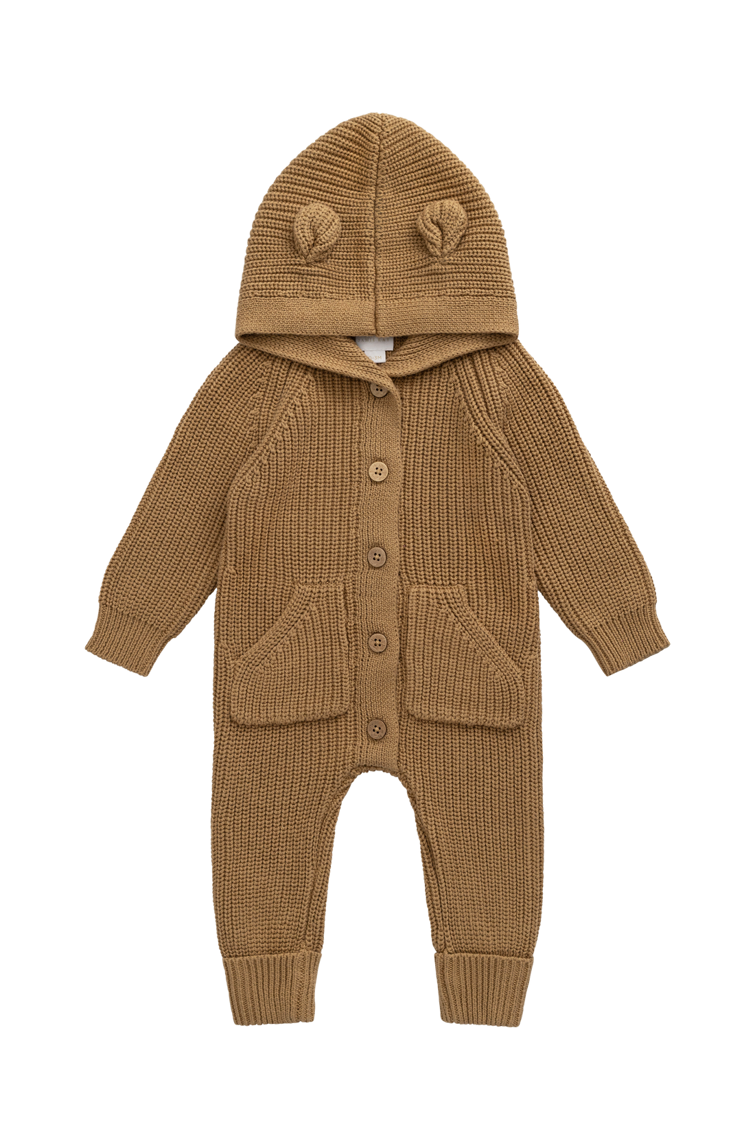 Bear Onepiece - Tawny Brown Childrens Onepiece from Jamie Kay Australia
