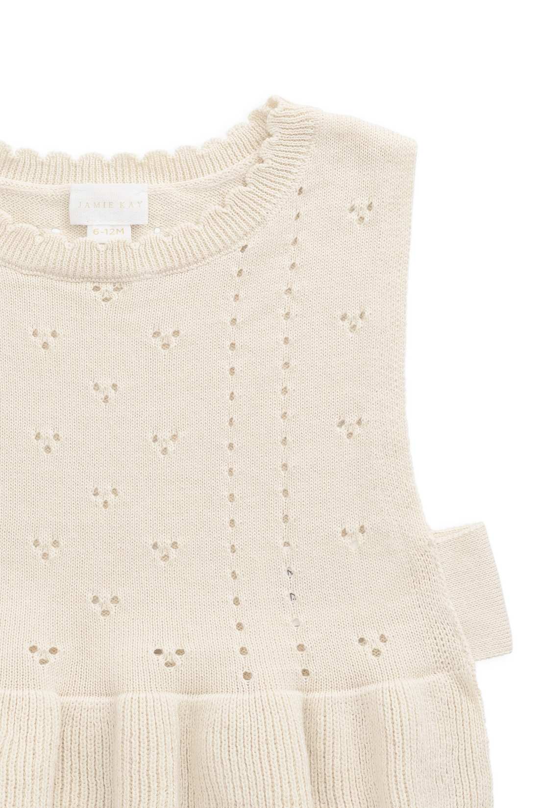 Erica Knitted Top - Vanilla Childrens Top from Jamie Kay Australia