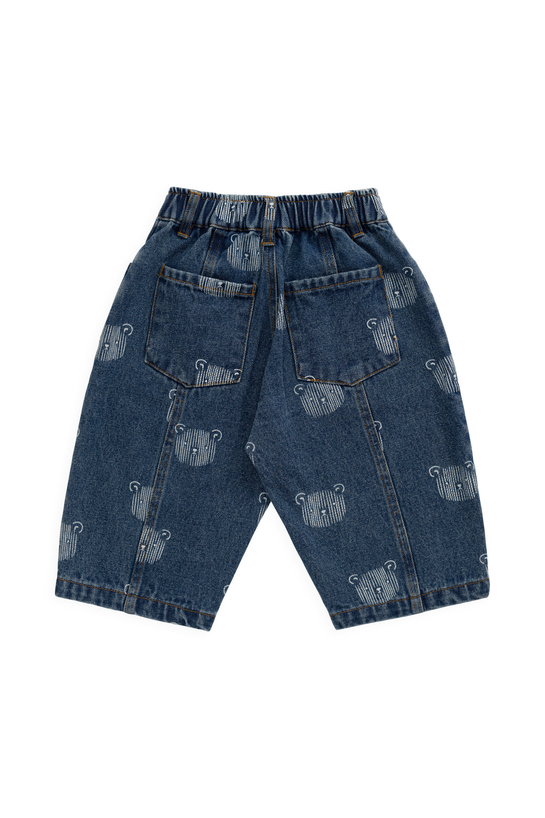Linus Denim Pant - Teddy Face Denim Childrens Pant from Jamie Kay Australia