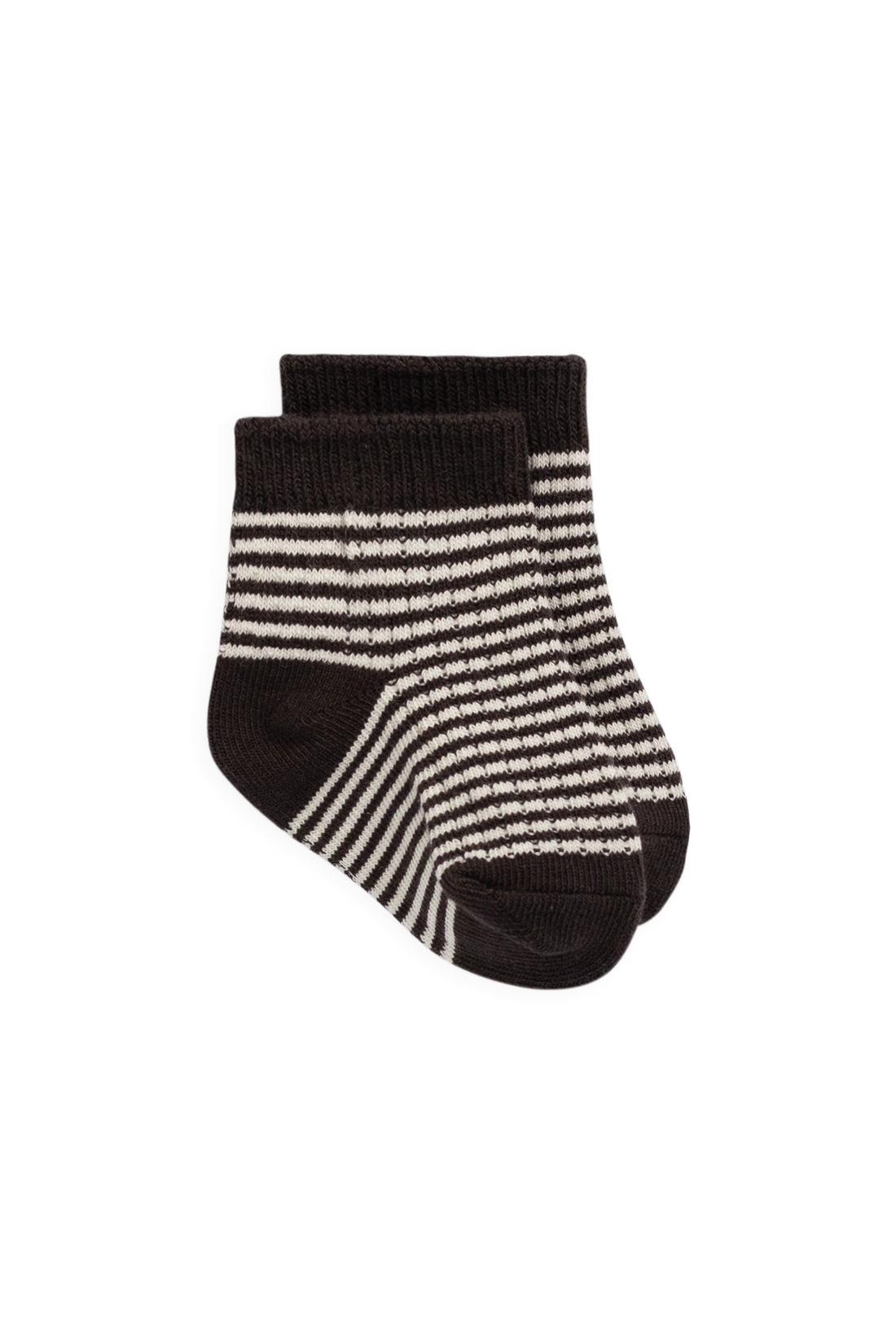 Oliver Socks - Petite Stripe Raku/Cloud Childrens Sock from Jamie Kay Australia