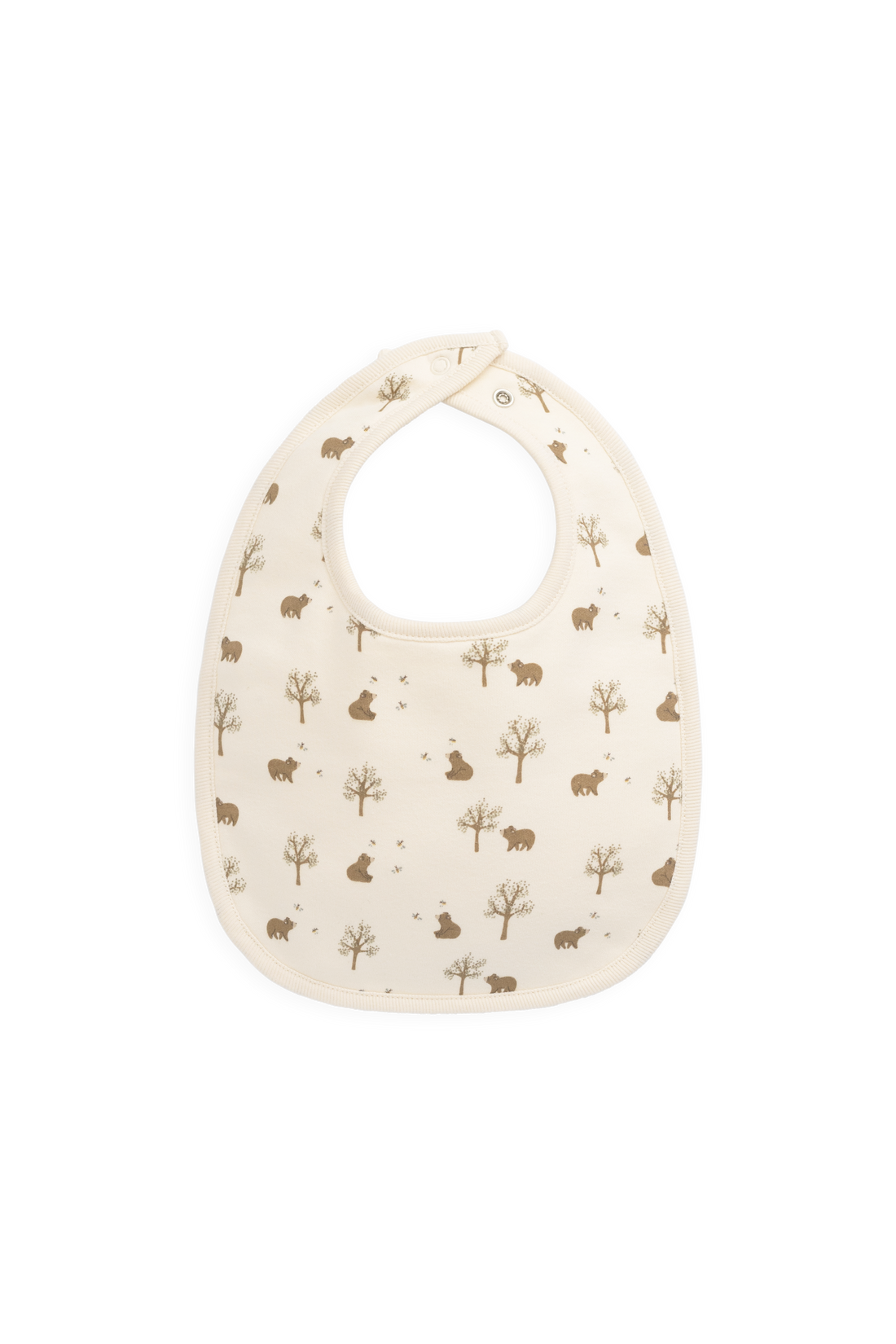 Organic Cotton Bib - Honey Bear Cloud Childrens Bib from Jamie Kay Australia